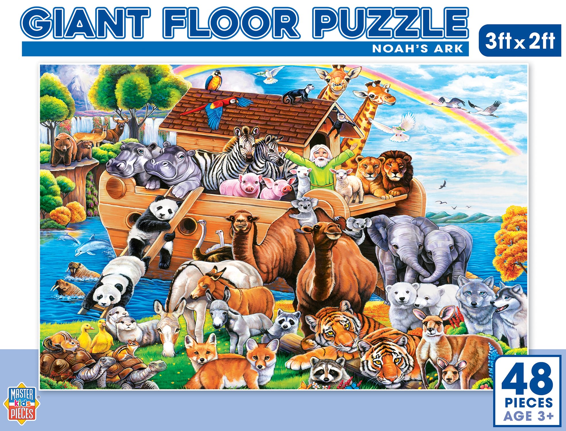 Amazon.com: Noah's Ark - 48 Piece Floor Puzzle : Toys & Games